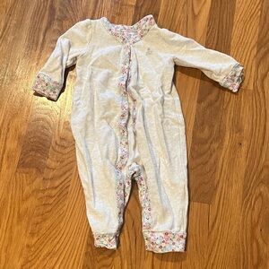 GAP Baby Onesie with Floral Accents
